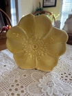 Vintage McCoy Pottery Flower Blossom Wall Pocket Planter Yellow 1940s USA