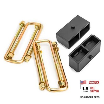 Rear Lift Blocks for 2005-2023 Tacoma, 1999-2021 Tundra, 2'' Steel Block 2 Inch