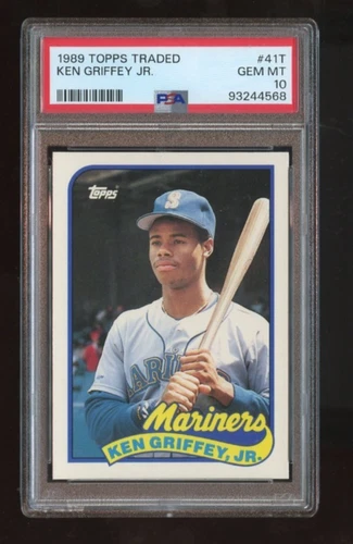 1989 Topps Traded # 41T Ken Griffey Jr. RC PSA 10 GEM MINT /4568