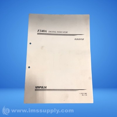 Unipulse F340A Revision 1 Digital Indicator FNIP