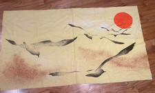 Int'l Printworks Fabric Wallhanging Gull - Vintage Retro Mid Century Art Deco