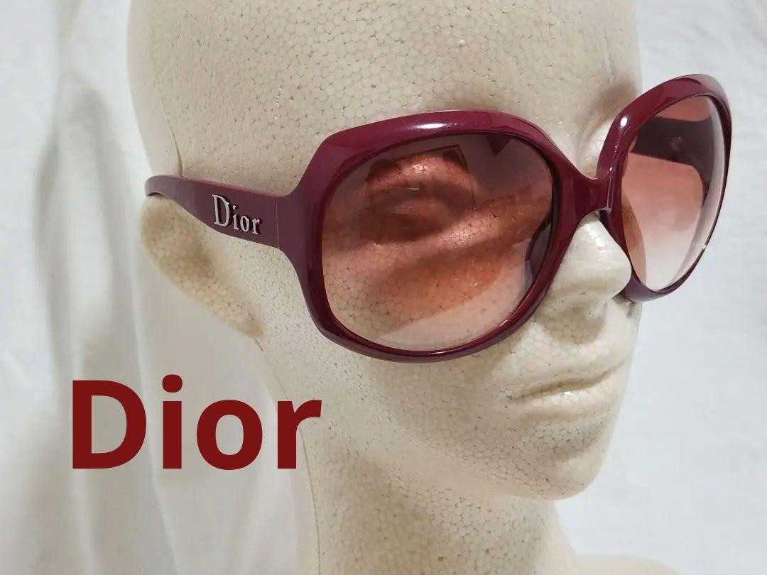 Dior 赤 ミラーレンズ サングラス クリスチャンディオール Christian Dior カラーレンズ