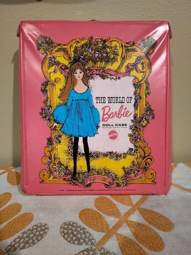 VTG 1968 Mattel The World Of Fashion Doll Case Made In USA No.1002