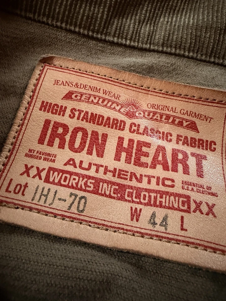 铁心 Ihj-70 44 XL 棕色灯芯绒 3 型改装卡车司机 — 第 2/4 张图片