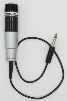 Vintage Shure Unidyne III Model 545L Dynamic Microphone w/ Phono Plug Connector