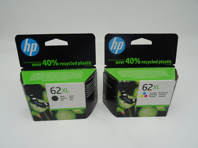 Original HP 62XL C2P05AE + C2P07AE Tinten SET Black + Colour für 5540 Series