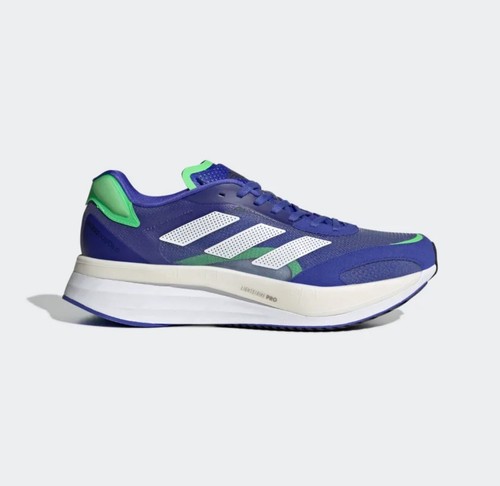 Adidas Adizero Boston 10 Lightstrike Pro blau Herren Laufschuhe Größe 12 FZ2498