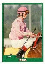 Sean Evans trading card (Horse Racing) 1998 Jockey Star #57