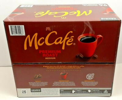 Mc Cafe Premium Roast Coffee K-Cups Pods McDonalds Roast Morning Cup Blend 94 Ct