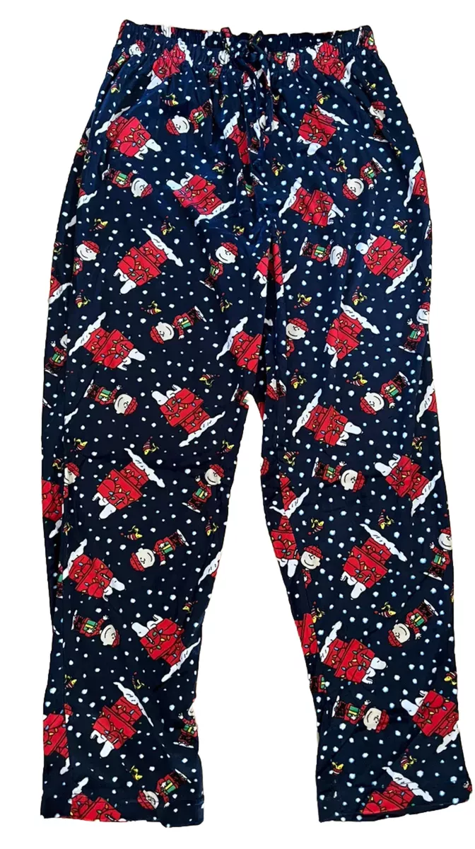 Mens snoopy christmas pajamas sale