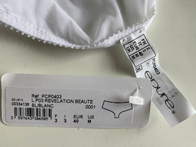 Lise Charmel White Boyshorts 12 Medium FR 2 Sheer Briefs Epure Revelation Beaute