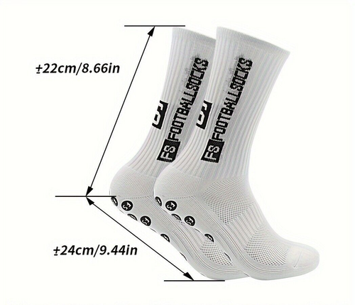 6 PAAR FUßBALLSOCKEN ANTIRUTSCH SPORTSOCKEN GRIP SOCKEN 39-46, DIV. SPORTARTEN - Bild 6 von 6
