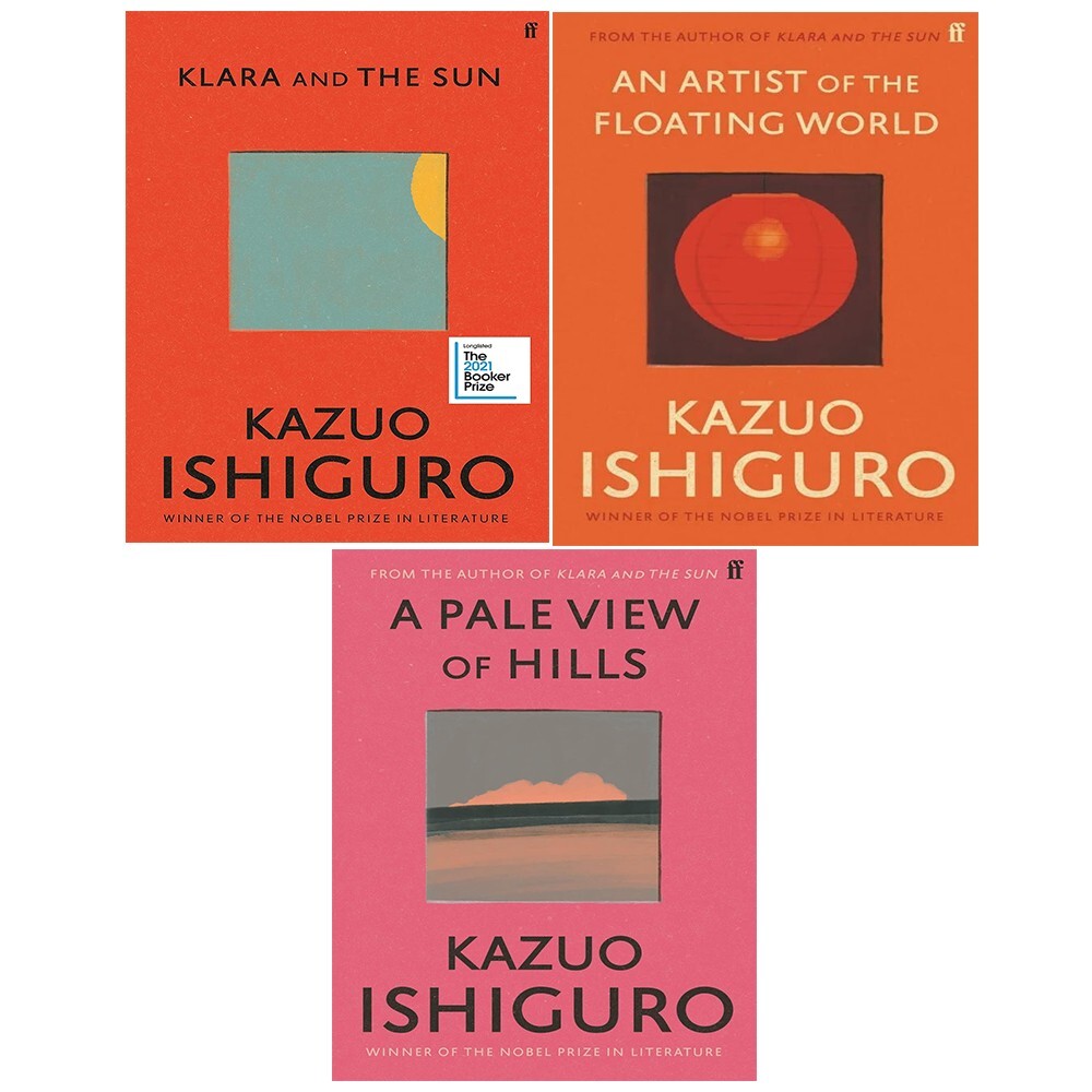 Kazuo Ishiguro Collection 3 Books Set Klara and Sun (HB),An Artist of Floating