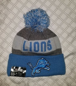detroit lions beanie