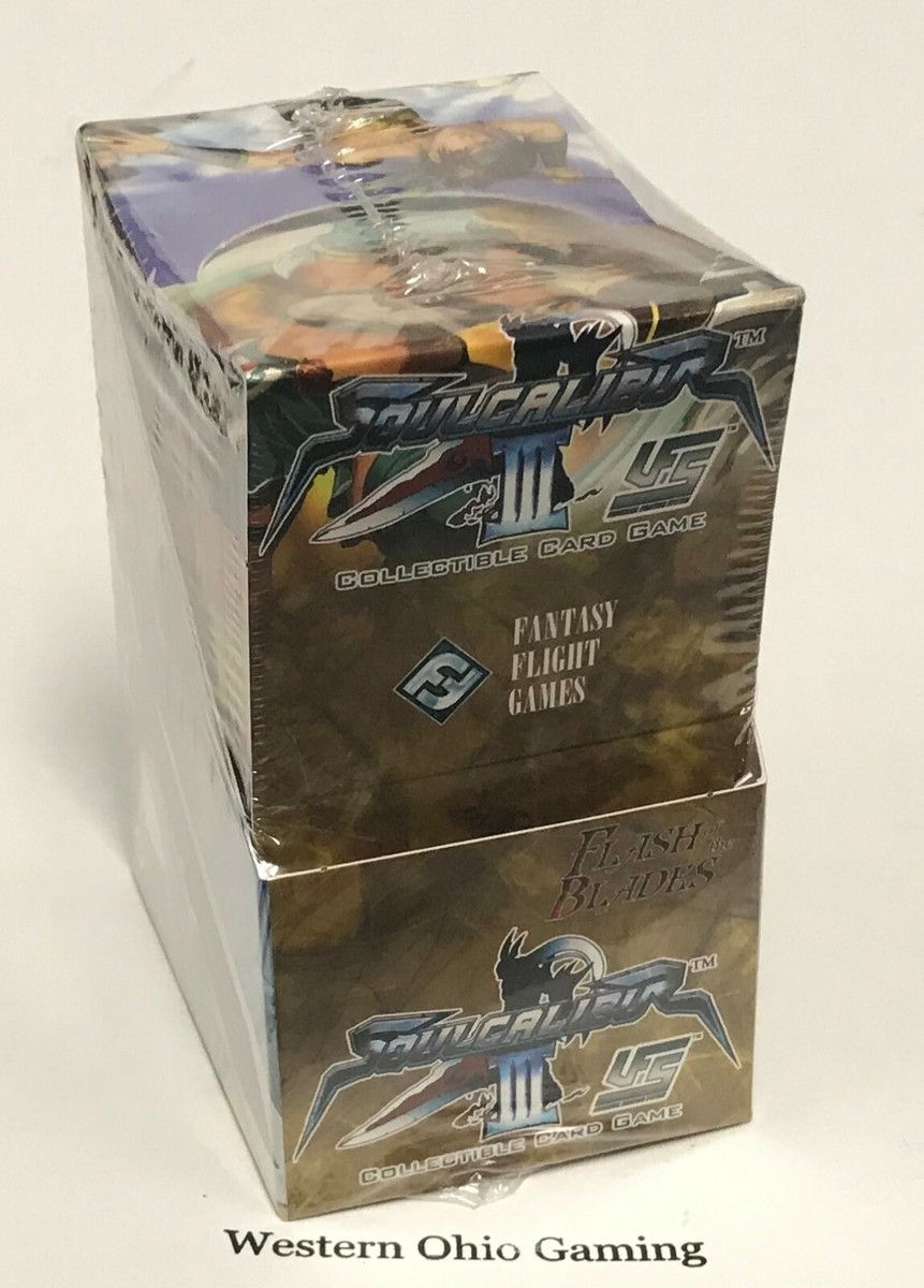 UFS CCG Flash of the Blades Booster Pack Box NEW TCG Universal Fighting  System