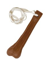 Fake Silicone Hanging Testicles - Balls Ballsack - Prank Gag Gift Light Brown 