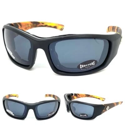 Biker Motorrad Reiten Gepolstert Schutz Sicherheit Brillen Sonnenbrille C1 - Bild 1 von 4