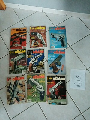 Konvolut 10 Waffenmagazine ZIEL 90er Jahre die Zeitschrift für Waffen und Schießsport PORT FREE