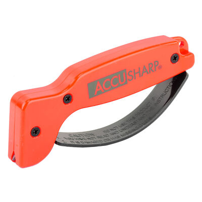 Accusharp Knife/Blade Tool Sharpener 6'' Overall 14 Commercial Grade Orange