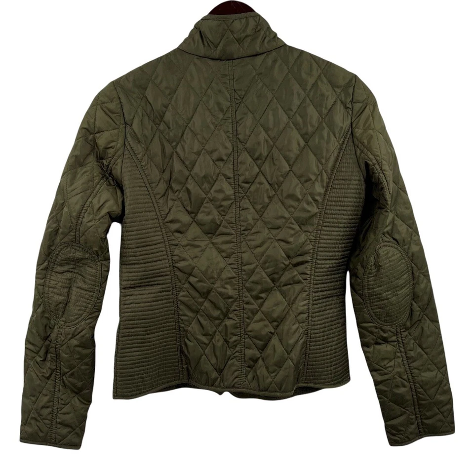 Chaqueta acolchada de nailon verde Banana Republic XS Foto 4 de 4