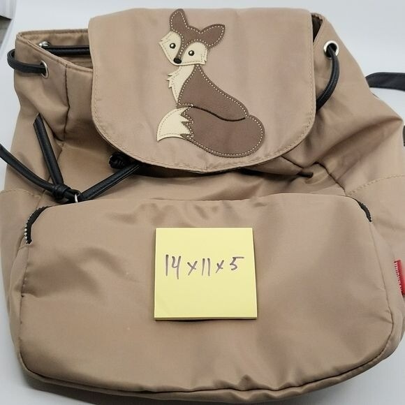Union Bay Fox Backpack Bag Patch Nylon Purse Ligh… - image 15