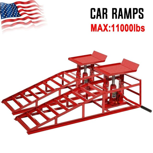 Hydraulic Car RampsHydraulic Vertical Ramps 5T/11000lbs Low Profile 1