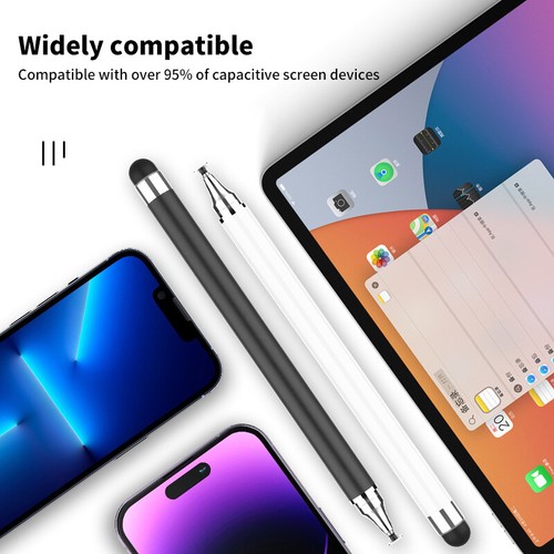 Universal 2 In 1 Stylus Pen For IP Pad Tablet Capacitive Screen Touch Pencil*Q - Zdjęcie 2 z 15