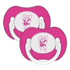 NCAA Alabama Crimson Tide Pink Orthodontic Pacifiers 2-Pack