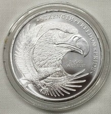 1oz GSM Freedom Silver Eagle In God We Trust BU Silver Round Coin 99.95 per troy oz