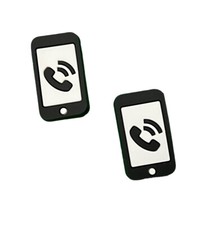 Cell Phone Shoe Charm Set