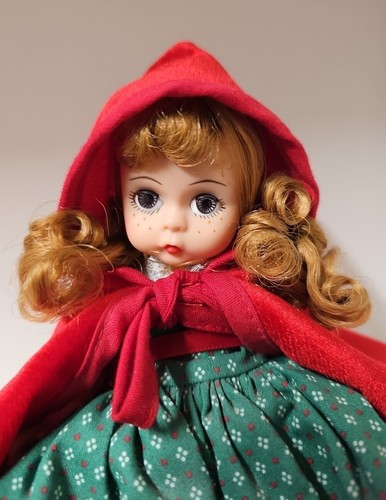 RED RIDING HOOD Madame Alexander Doll Vintage 1980 s Storyland Friends 8" - Picture 2 of 5