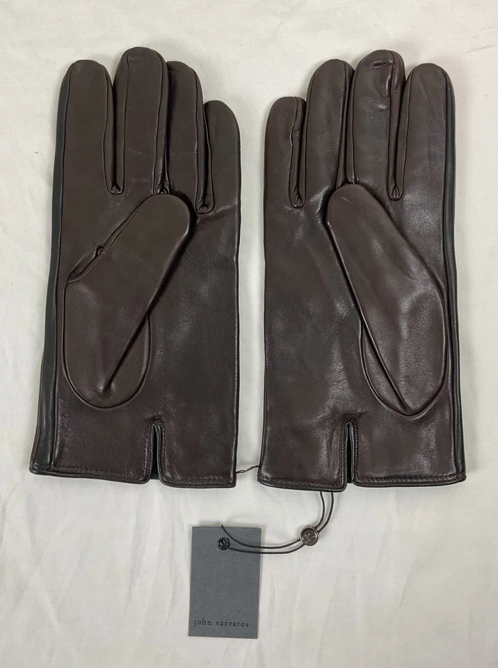 $228 NWT Brand New John Varvatos Collection Leather Gloves - Image 2 of 4