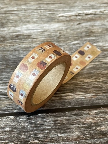 Otoño Washi Tape Otoño Calabaza Especias Bebida Caliente Tema Diario Planificador - Imagen 7 de 7