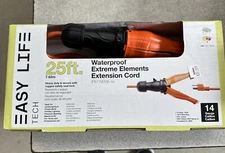 Easylife Tech Power Shell 25' Indoor/Outdoor Extension Cord 14 AWG Orange (2996)