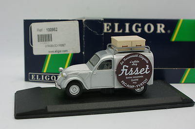 Miniature Eligor 1/43 – Citroën 2CV Camionnette Pompiers – Collection