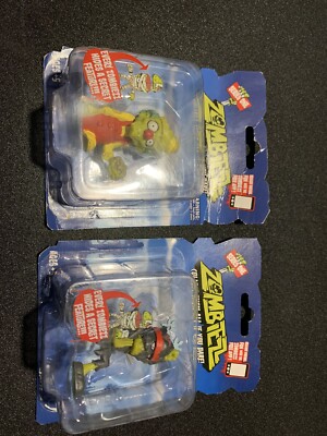 Zombiezz Series 1 Action Figures Ucki Gutsuki & Chuckles 2013 Global Holdings