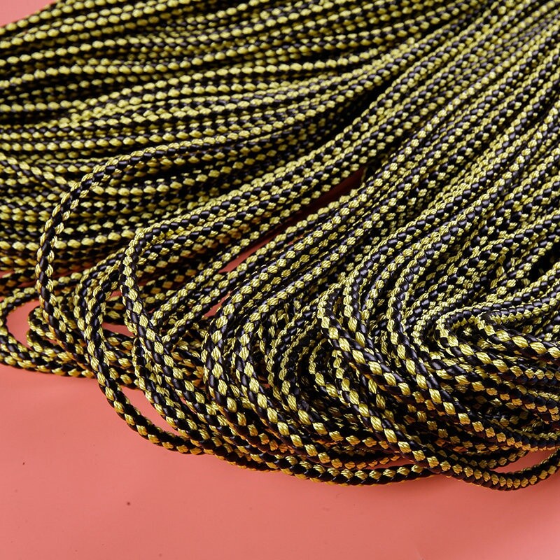 Corde Tressée Simili Cuir PU 10 Mètres - Multicolore Pour Bracelets DIY Et Artisanat