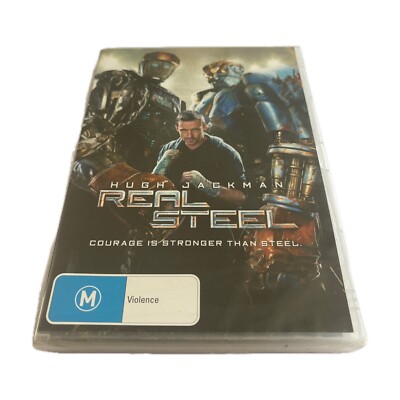 Real Steel DVD Hugh Jackman Brand New Sealed Sci-Fi Action Battle Bots