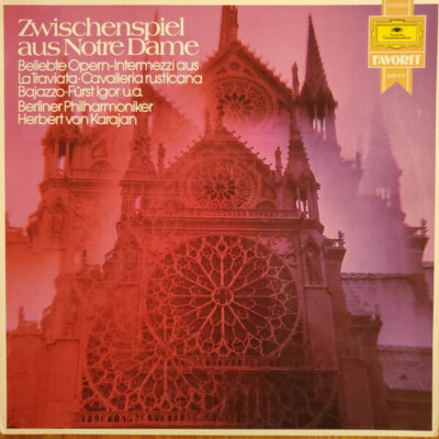LP Schmidt / Verdi / Mascagni a.o. Zwischenspiel Aus Notre Dame Deutsche Gram
