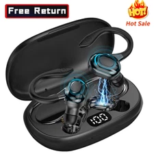 Bluetooth 5.0 Headset TWS Wireless Earphones Earbuds Stereo Headphones Ear Hook