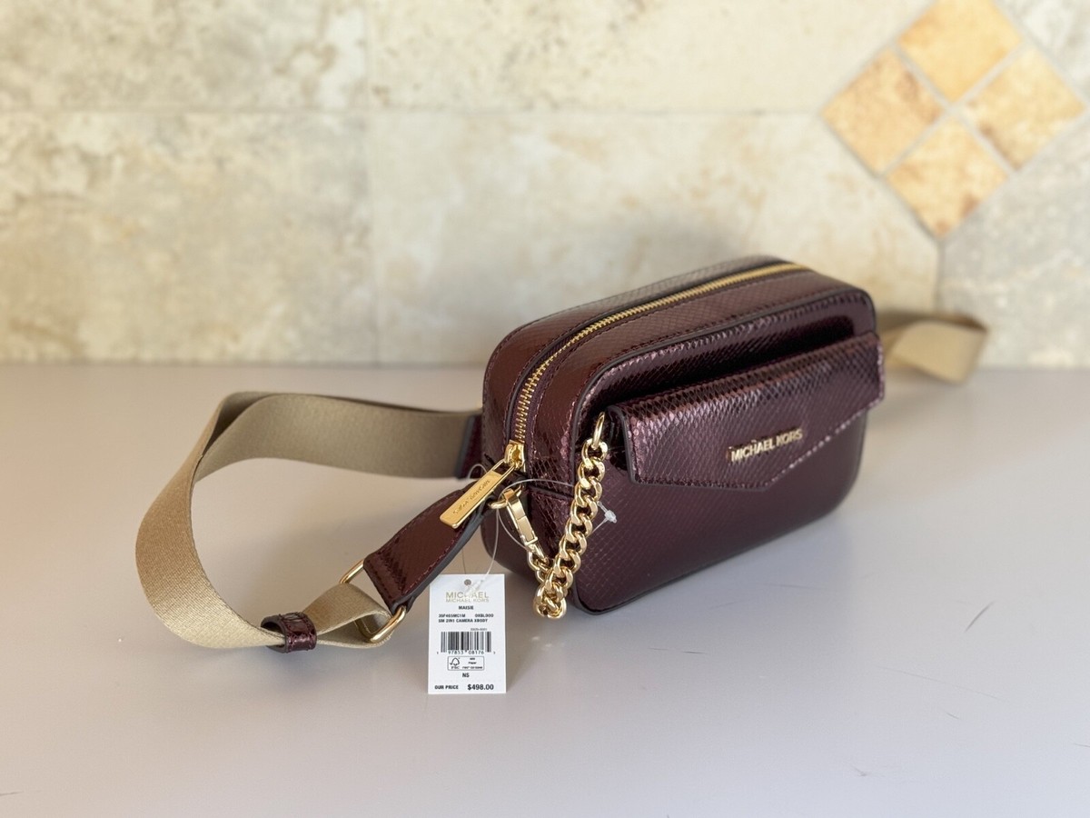 MICHAEL KORS MAISIE 2 IN 1 SMALL CAMERA CROSSBODY BAG EXOTIC MICHAEL KORS MAISIE 2 IN 1 SMALL CAMERA CROSSBODY BAG EXOTIC