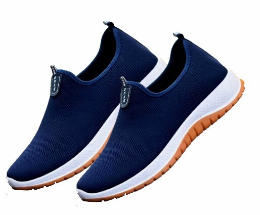 SAOLA Scarpe Calzino Uomo Trendy Maglia Tinta Unita Traspirante Slip On Comoda Suola in Gomma