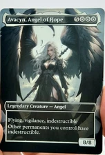 Avacyn, Angel of Hope Proxy Card with Custom designed art