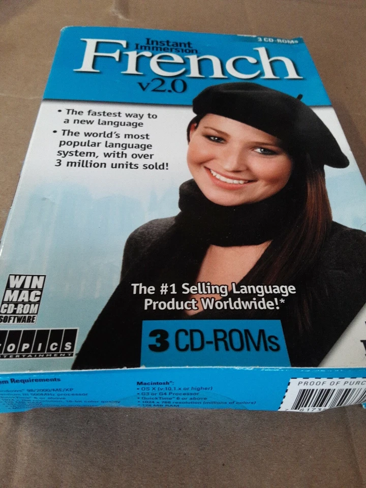 Instant Immersion French v2.0 (Win 98/2000/ME/XP) shelf17 - Image 2 of 2