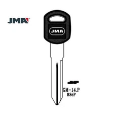 JMA Double Side VATS System Transponder Key Replacement for GM B82P-7 GM-14.PV07