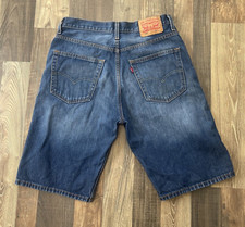 Levi's 569 Loose Fit Denim Bermuda Shorts Men actual size W31.5