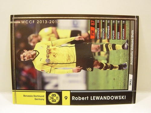 Panini WCCF 2013-14 Robert Lewandowski 1988 Poland No.9 Borussia Dortmund #096 - Picture 2 of 6