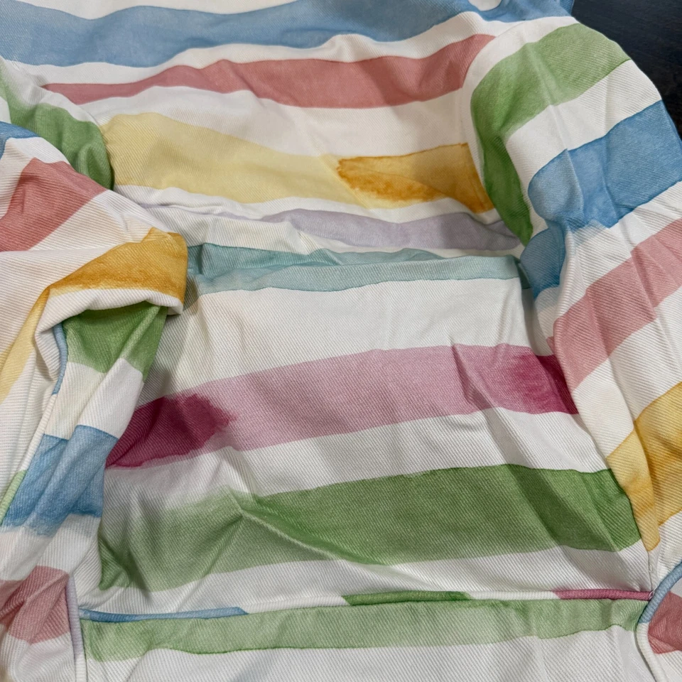 SOLO FUNDA A RAYAS ARCO IRIS KAYLA SILLA KARN KIDS MY FIRST ANYERE CHAIR Foto 2 de 4