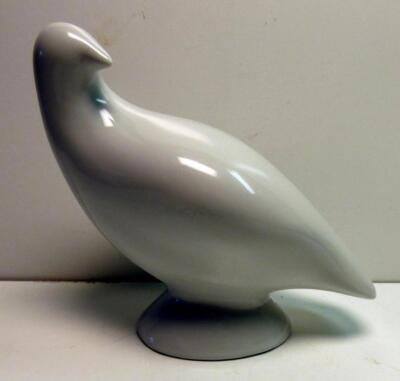 SWEDEN White Ceramic Polar Bird Figurine Handmade Pottery Bird  Home Decor