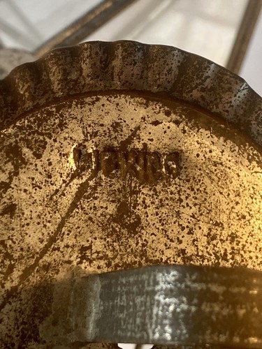 Vintage Pendant Hanging Glass Moravian Star Metal Lead Candle Holder 16” Mexico - Picture 6 of 11